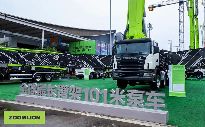 長(zhǎng)沙展完美收官！中聯(lián)重科高能“小綠奇跡軍團(tuán)”獲52億元訂單